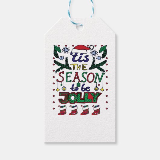Christmas Tis The Season ギフトタグ (正面)