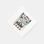 Christmas Tis The Season スタンダードカクテルナプキン (角)