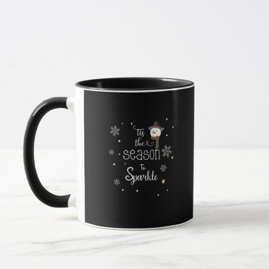Christmas Tis The Season To Sparkle マグカップ (左)