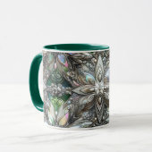 CHRISTMAS to 3D to White, Green and Silver~ マグカップ (正面左)