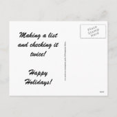Christmas To Doリストのはがき シーズンポストカード (裏面)