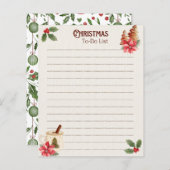 Christmas To-Do List Notepad (正面/裏面)