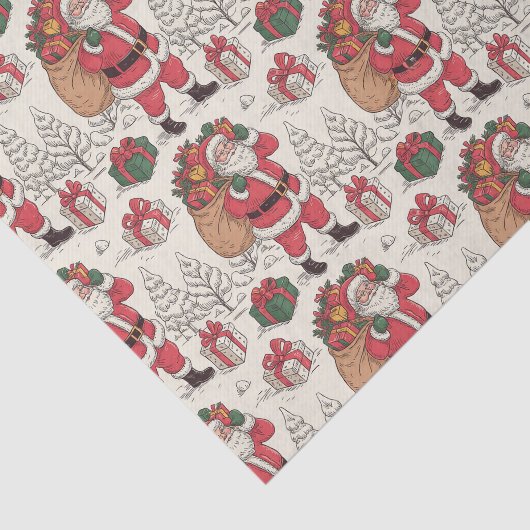 Christmas Toile Chinoiserie 薄葉紙 (詳細)