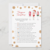 Christmas Tongue Twister Game シーズンカード (正面)