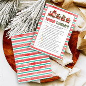 Christmas Tongue Twister Game シーズンカード