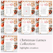 Christmas Tongue Twister Game シーズンカード