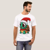 Christmas tortoise tシャツ (正面フル)