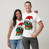 Christmas tortoise tシャツ (ユニセックス)