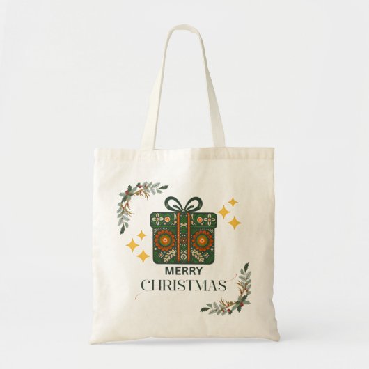 Christmas tote bag トートバッグ (正面)