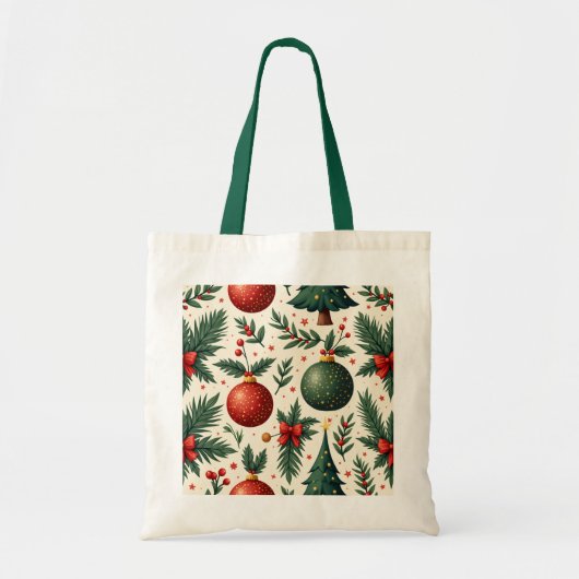 Christmas Tote Bag 3 トートバッグ (正面)