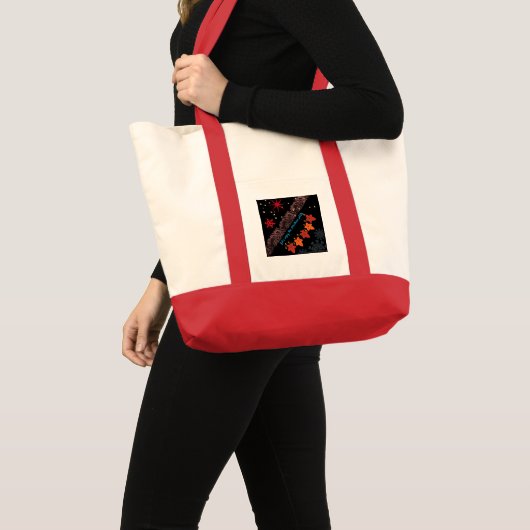 Christmas Tote Bag –Festive Holiday Gift & Shopbag トートバッグ (正面(商品))
