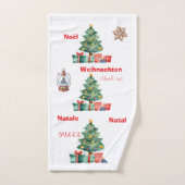 CHRISTMAS TOWEL-1 ハンドタオル (ハンドタオル)