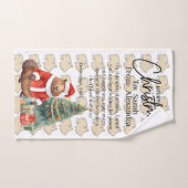 christmas towels ハンドタオル (ハンドタオル)