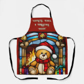 Christmas Toy Bear Apron エプロン (正面)