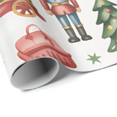 Christmas Toyland & Trains Wrapping Paper for Kids ラッピングペーパー (ロールコーナー)