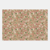 Christmas Traditional ラッピングペーパーシート (正面2)