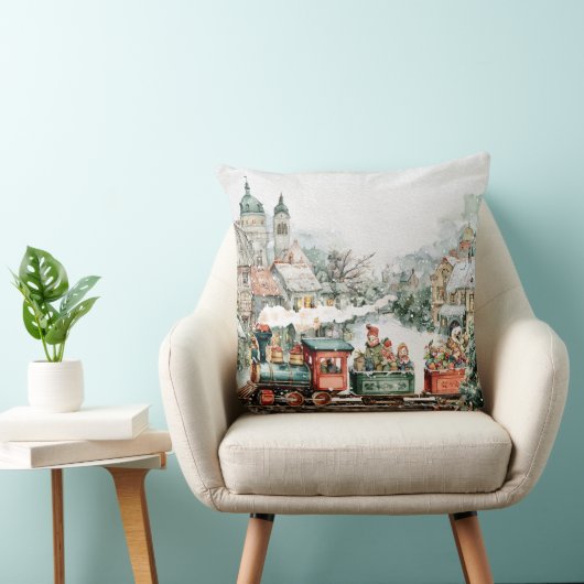 Christmas train クッション (椅子)