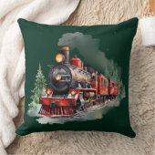 Christmas Train クッション (ブランケット)