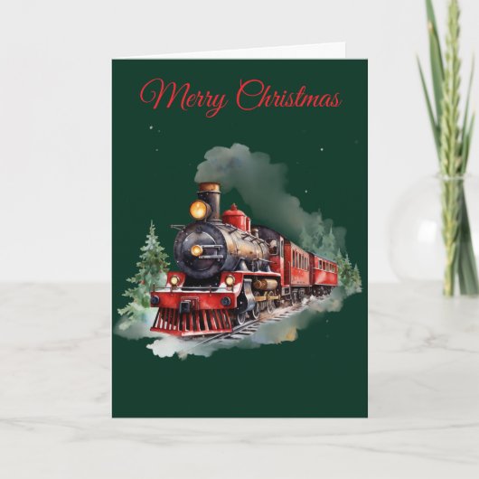 Christmas Train シーズンカード (正面)