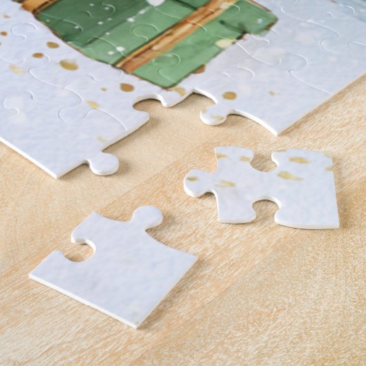 Christmas train ジグソーパズル (側面)