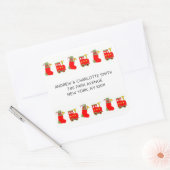 Christmas Train スクエアシール (封筒)