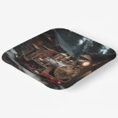 Christmas Train ペーパープレート (傾斜あり)