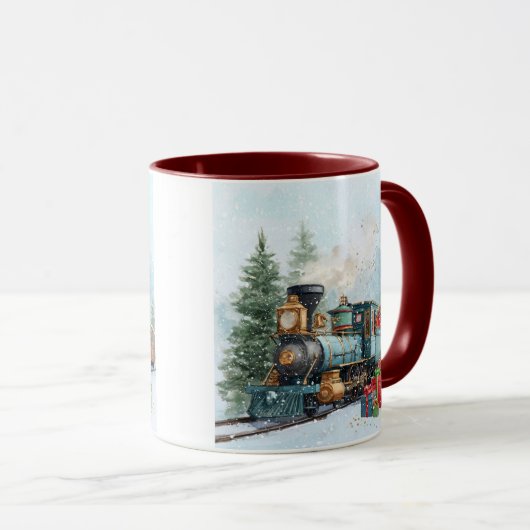 Christmas Train マグカップ (正面右)