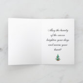 Christmas tree カード (内部)