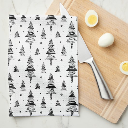Christmas tree キッチンタオル (四つ折り)