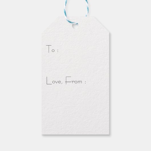 Christmas Tree ギフトタグ (裏面)