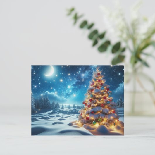 Christmas tree シーズンポストカード (スタンド正面)