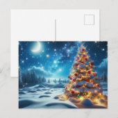 Christmas tree シーズンポストカード (正面/裏面)