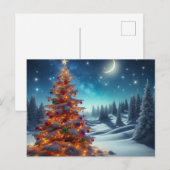 Christmas tree シーズンポストカード (正面/裏面)