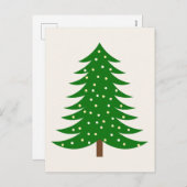 Christmas tree シーズンポストカード (正面/裏面)
