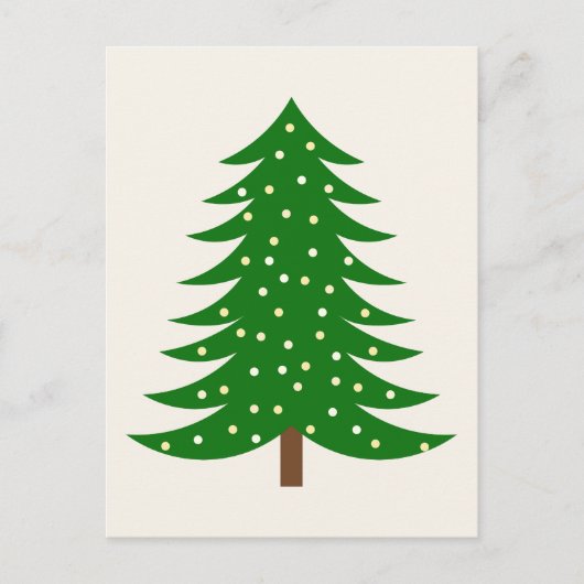 Christmas tree シーズンポストカード (正面)