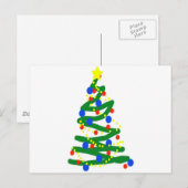 Christmas Tree シーズンポストカード (正面/裏面)