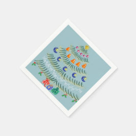 Christmas tree スタンダードカクテルナプキン