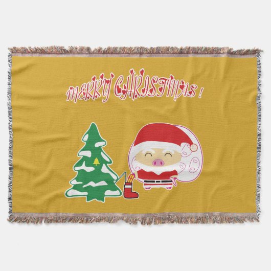 Christmas tree スローブランケット (正面)
