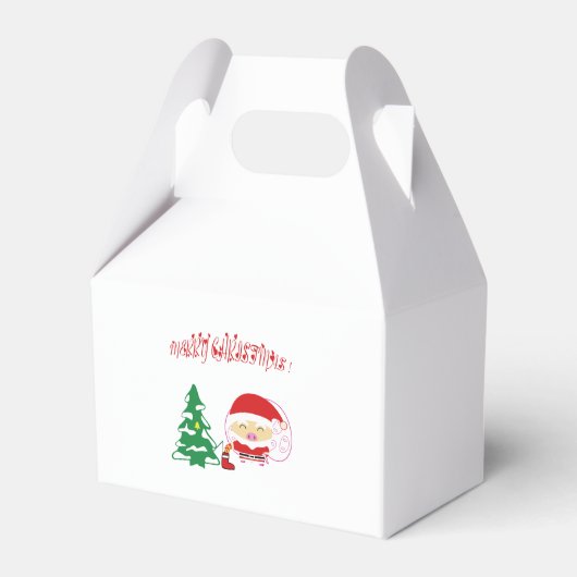 Christmas tree フェイバーボックス (正面サイド)