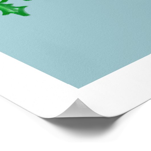 Christmas tree ポスター (角)