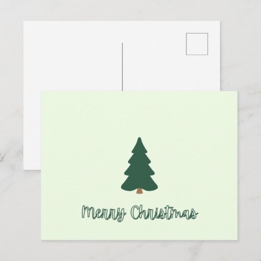 Christmas Tree ポストカード (正面/裏面)