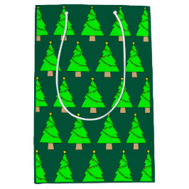 Christmas Tree ミディアムペーパーバッグ