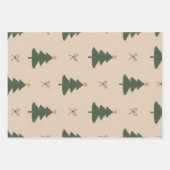 Christmas tree ラッピングペーパーシート (正面3)