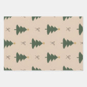 Christmas tree ラッピングペーパーシート (正面)