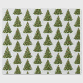 Christmas Tree ラッピングペーパー (フラット)