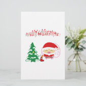 Christmas tree 便箋 (スタンド正面)