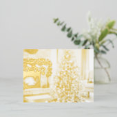 Christmas Tree 箔シーズンポストカード (立ち正面)