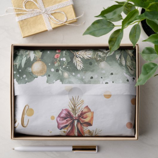 Christmas Tree 2 Tissue Paper 薄葉紙 (ギフト)