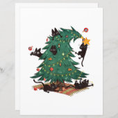 Christmas Tree and Cat Cute Christmas Cat Lover (正面/裏面)