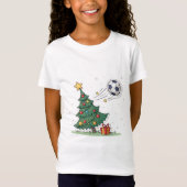 Christmas tree and soccer tシャツ (正面)